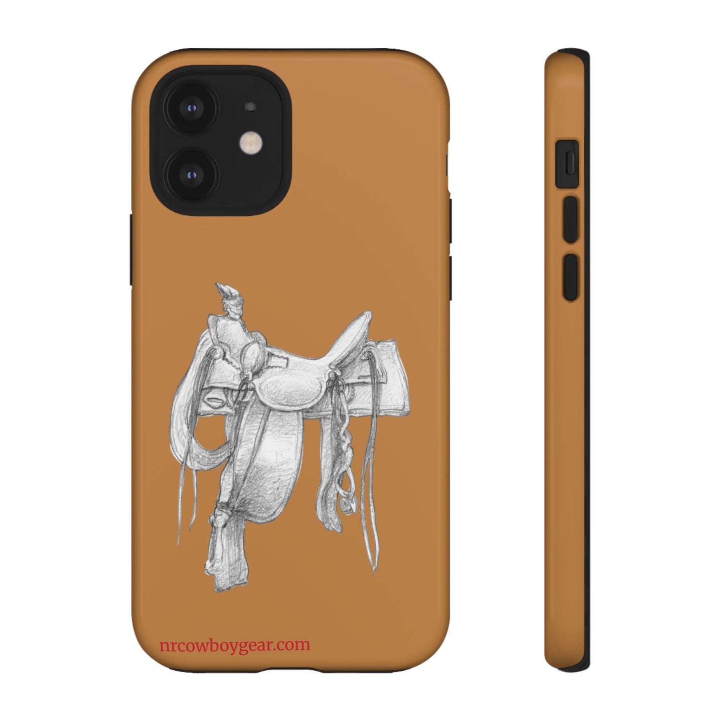 "Trail Dust and Saddle Leather" Brown Tough Case