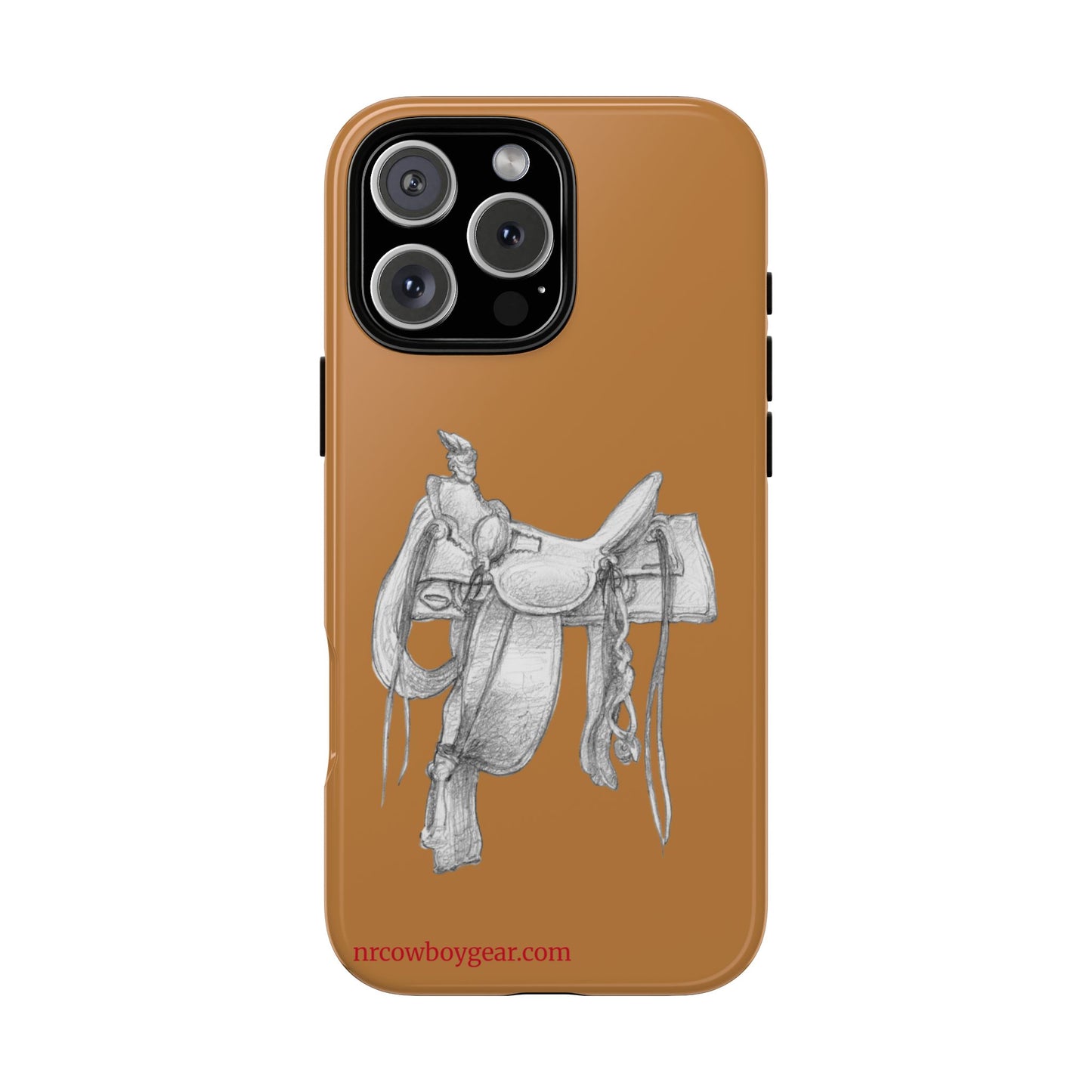 "Trail Dust and Saddle Leather" Brown Tough Case
