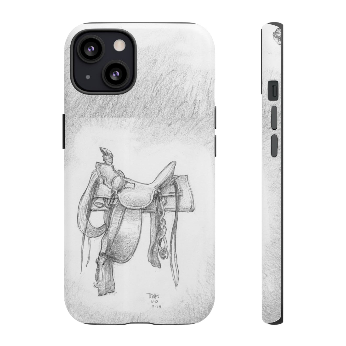 "Trail Dust and Saddle Leather" Tough Case
