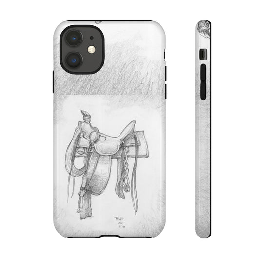 "Trail Dust and Saddle Leather" Tough Case