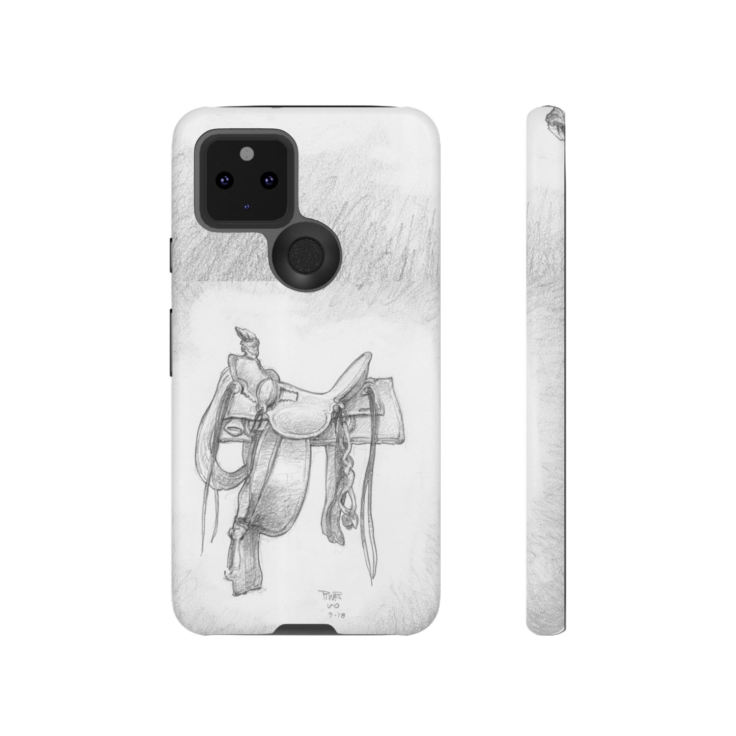 "Trail Dust and Saddle Leather" Tough Case