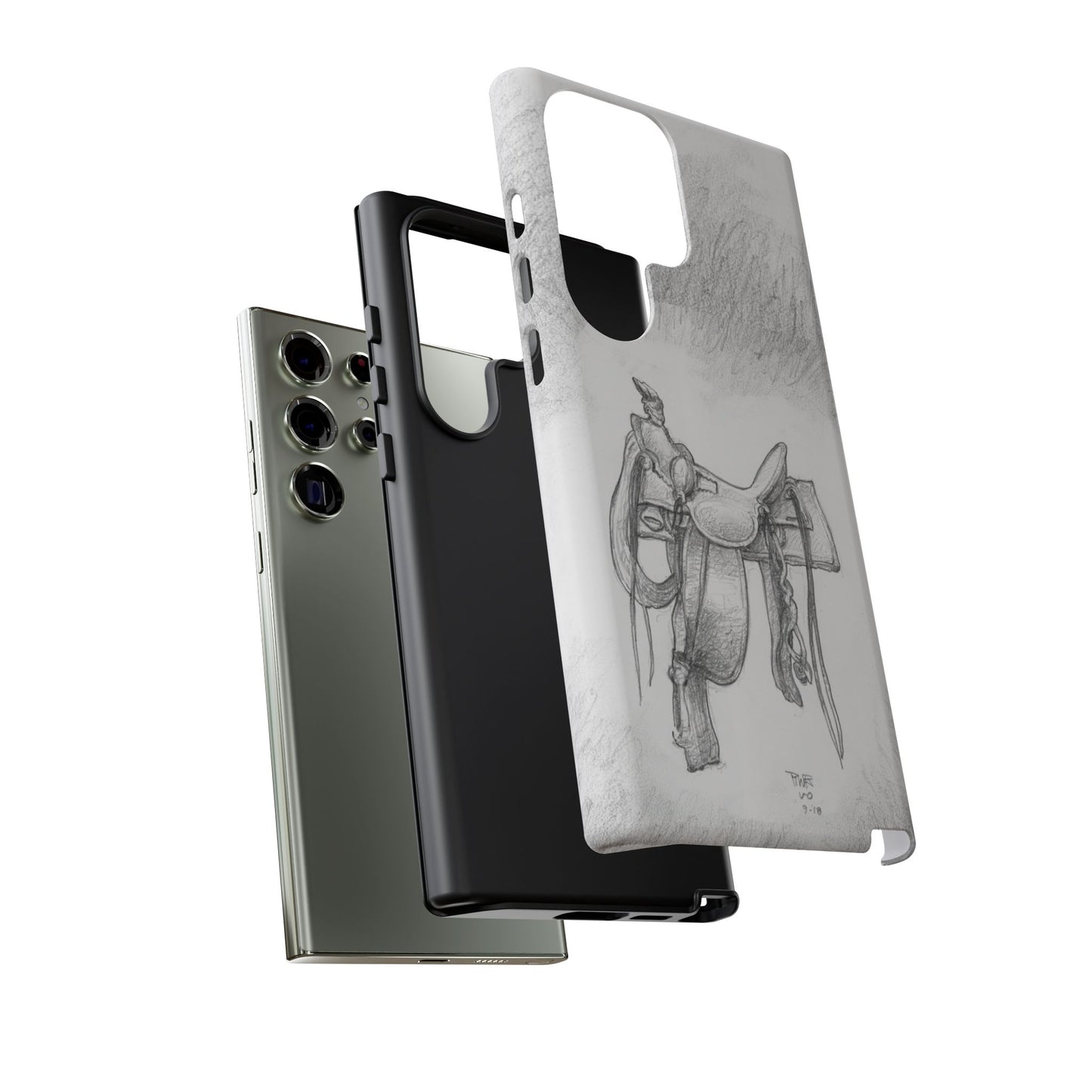 "Trail Dust and Saddle Leather" Tough Case