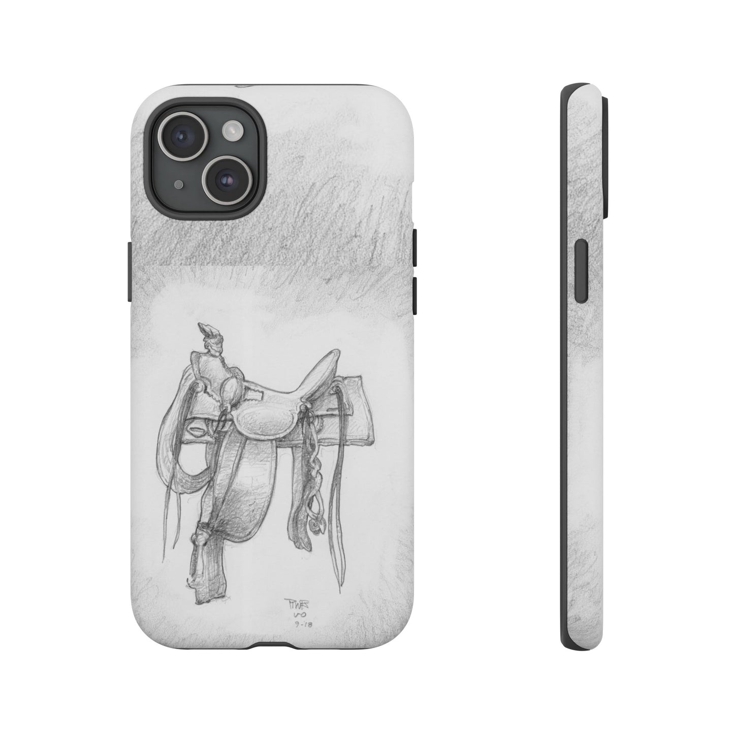 "Trail Dust and Saddle Leather" Tough Case