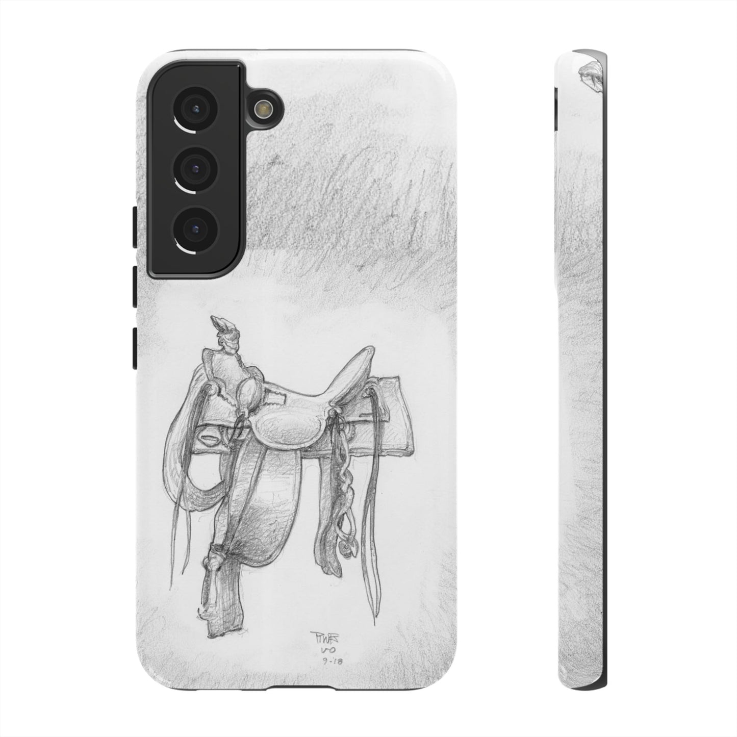 "Trail Dust and Saddle Leather" Tough Case