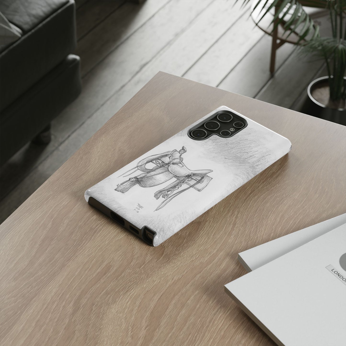 "Trail Dust and Saddle Leather" Tough Case
