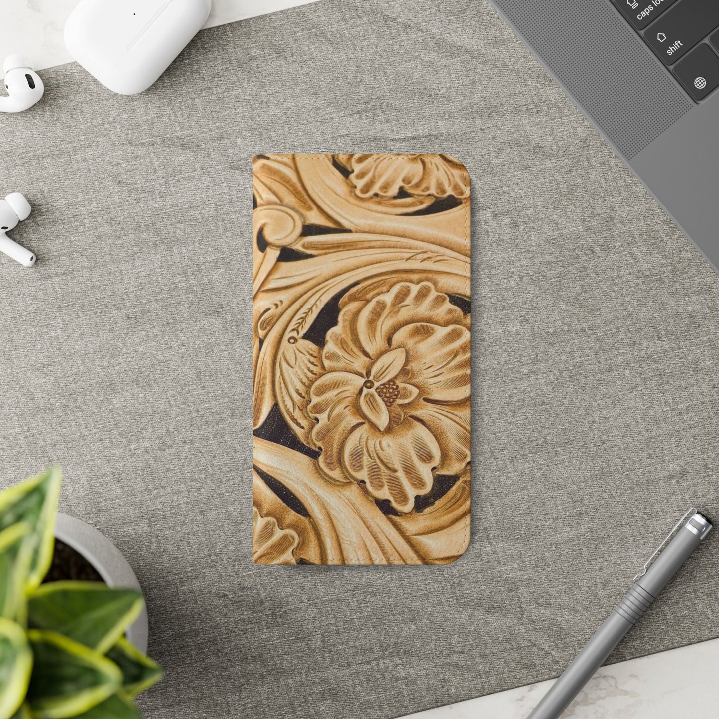 "Vintage Wyoming Wildflower" Flip Case