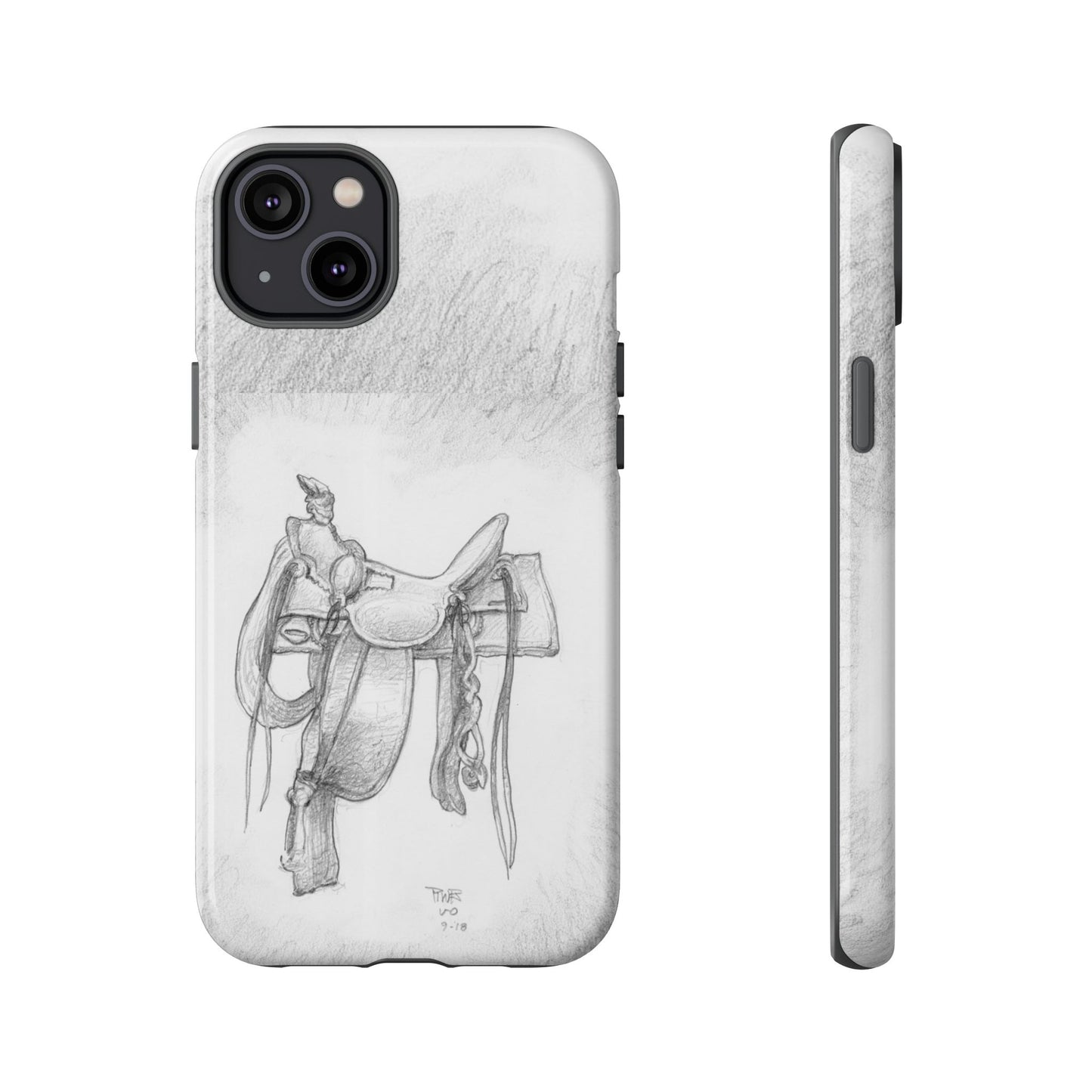 "Trail Dust and Saddle Leather" Tough Case