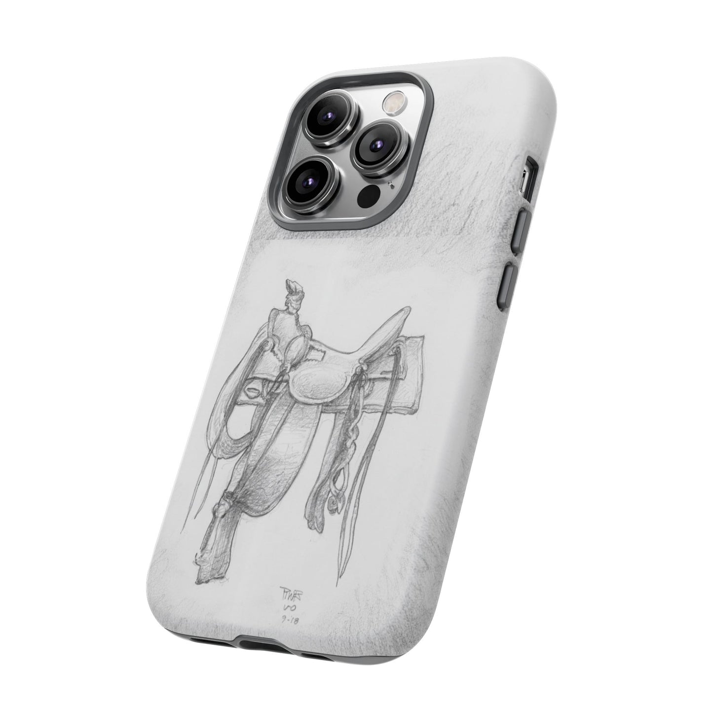 "Trail Dust and Saddle Leather" Tough Case