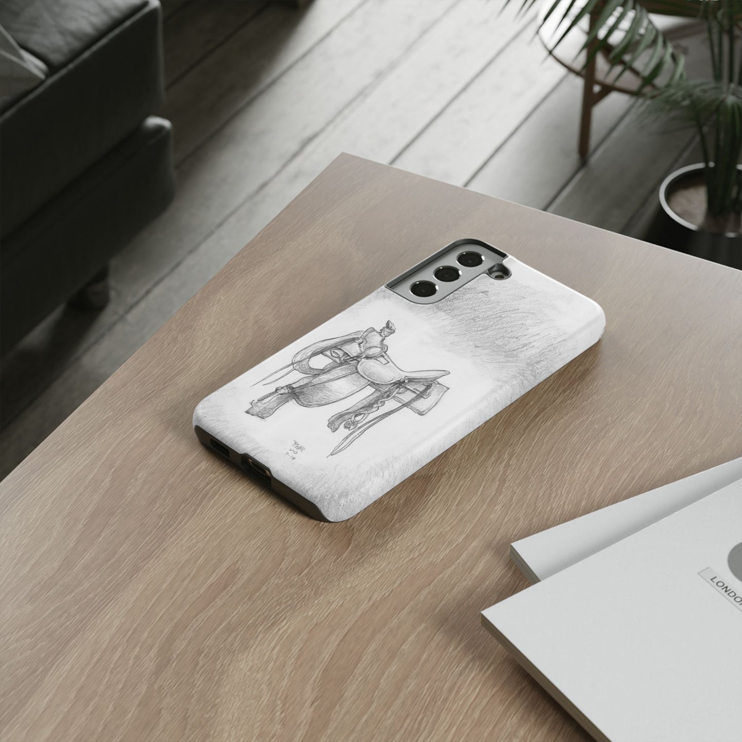 "Trail Dust and Saddle Leather" Tough Case