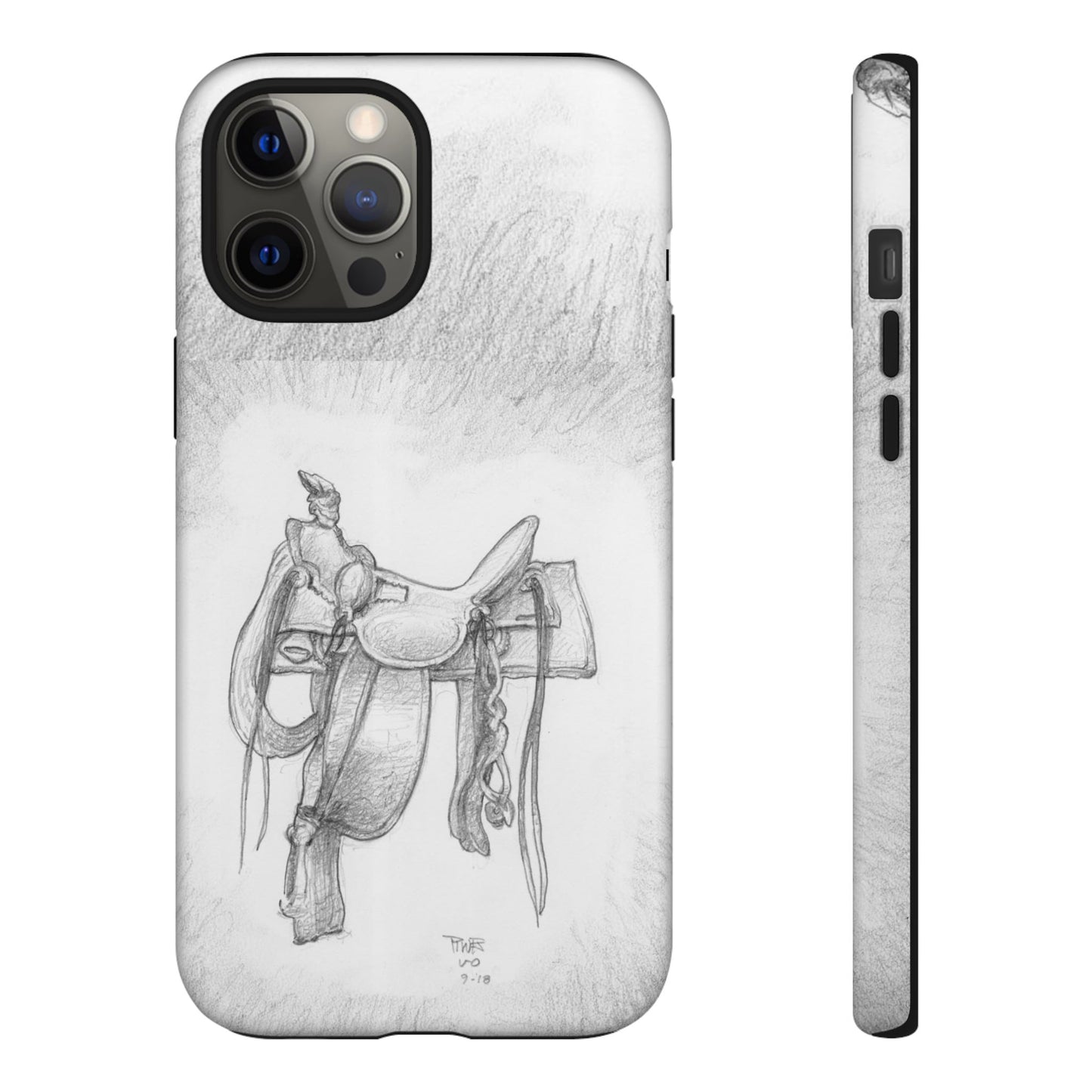 "Trail Dust and Saddle Leather" Tough Case