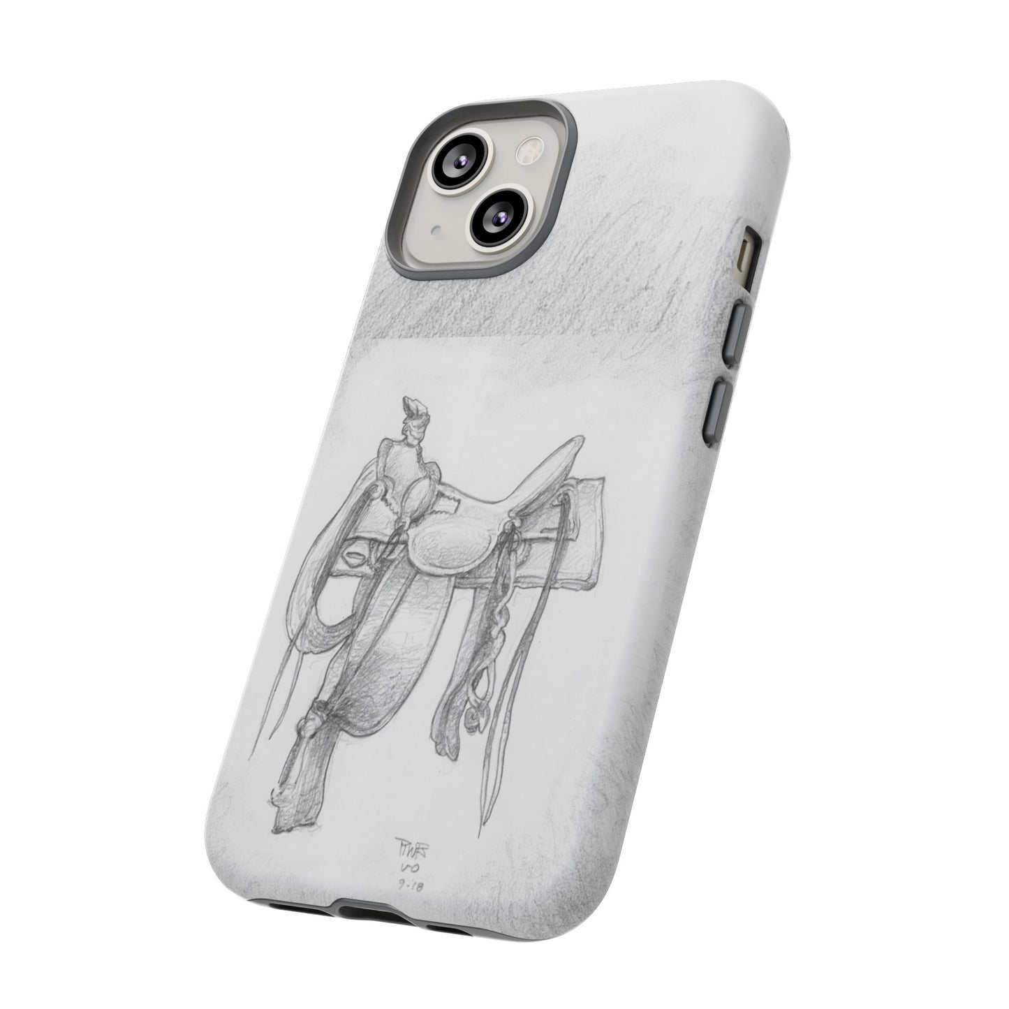 "Trail Dust and Saddle Leather" Tough Case