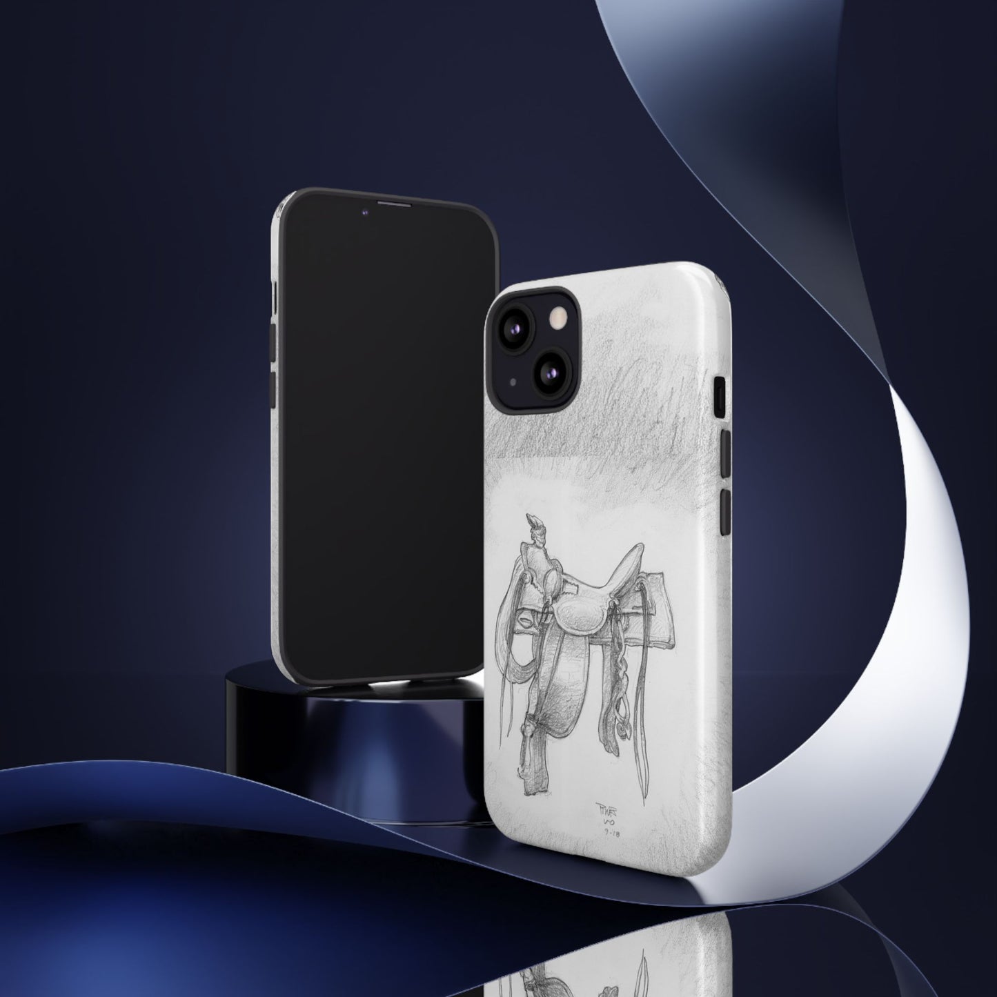 "Trail Dust and Saddle Leather" Tough Case