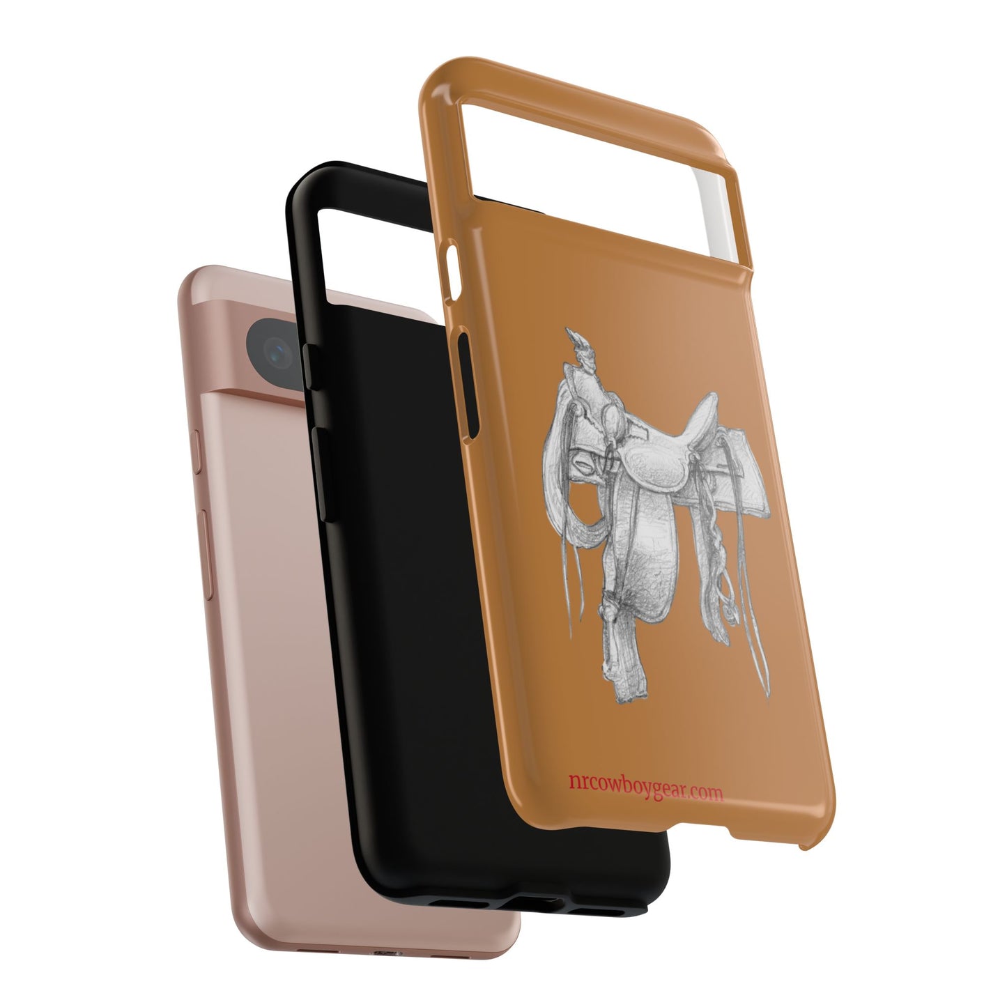 "Trail Dust and Saddle Leather" Brown Tough Case