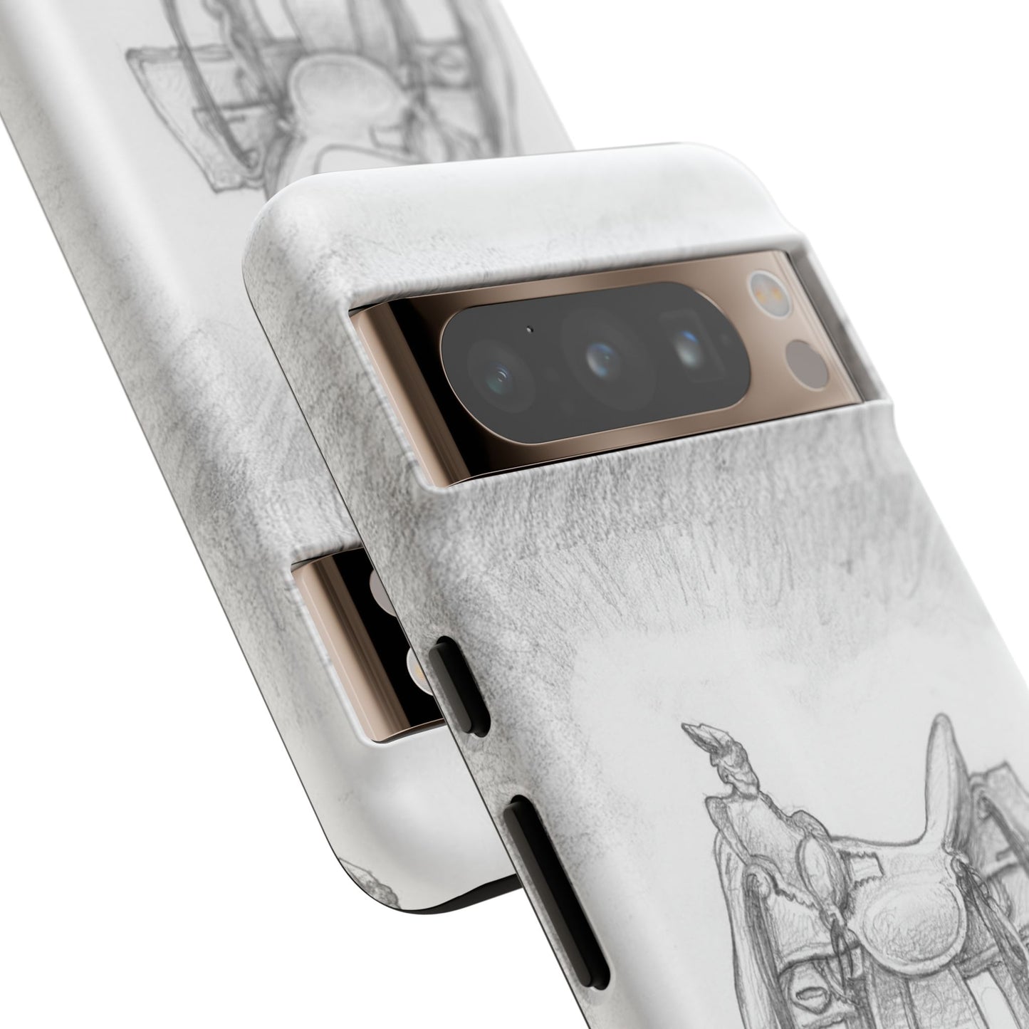"Trail Dust and Saddle Leather" Tough Case