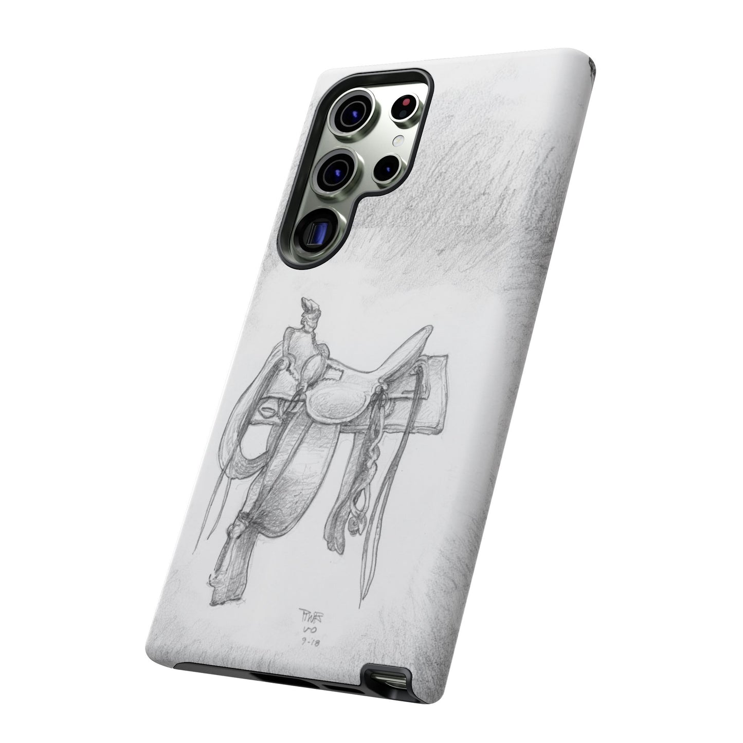"Trail Dust and Saddle Leather" Tough Case