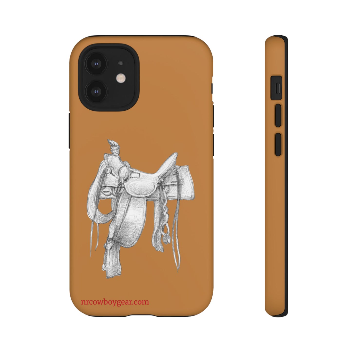 "Trail Dust and Saddle Leather" Brown Tough Case