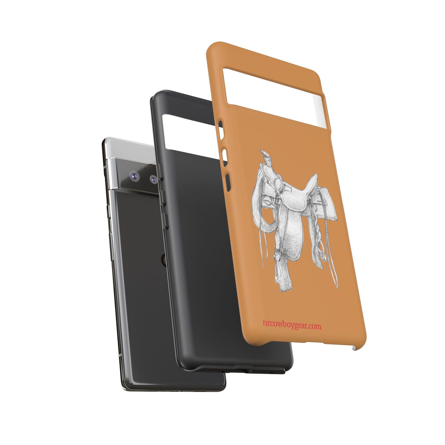 "Trail Dust and Saddle Leather" Brown Tough Case