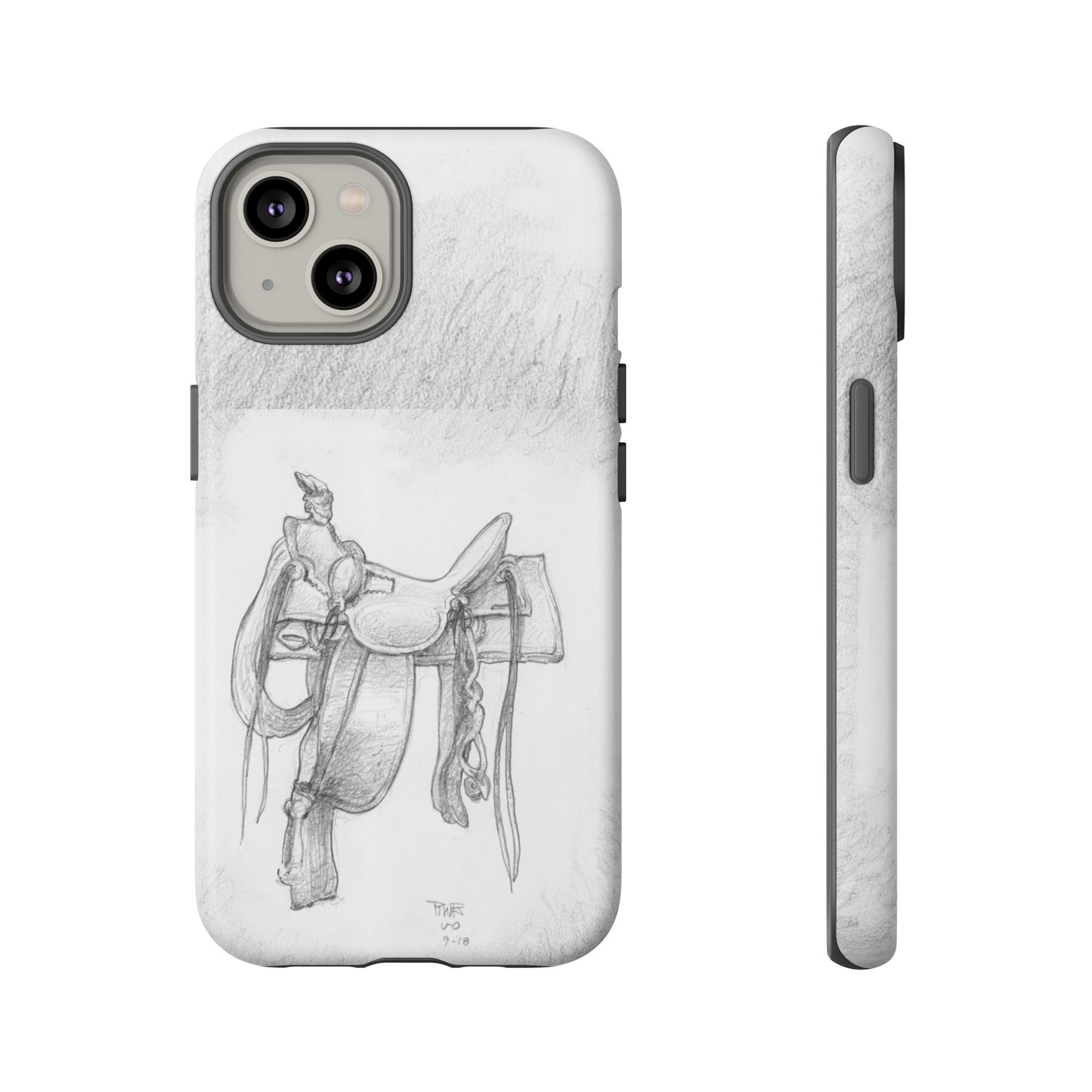 "Trail Dust and Saddle Leather" Tough Case