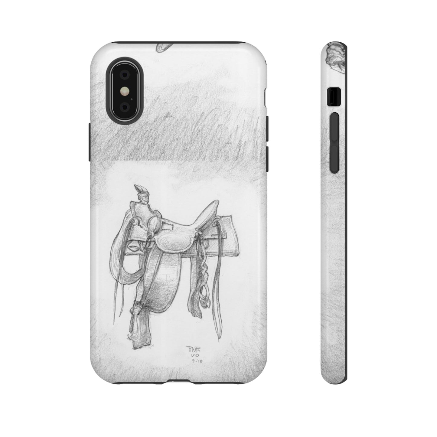 "Trail Dust and Saddle Leather" Tough Case