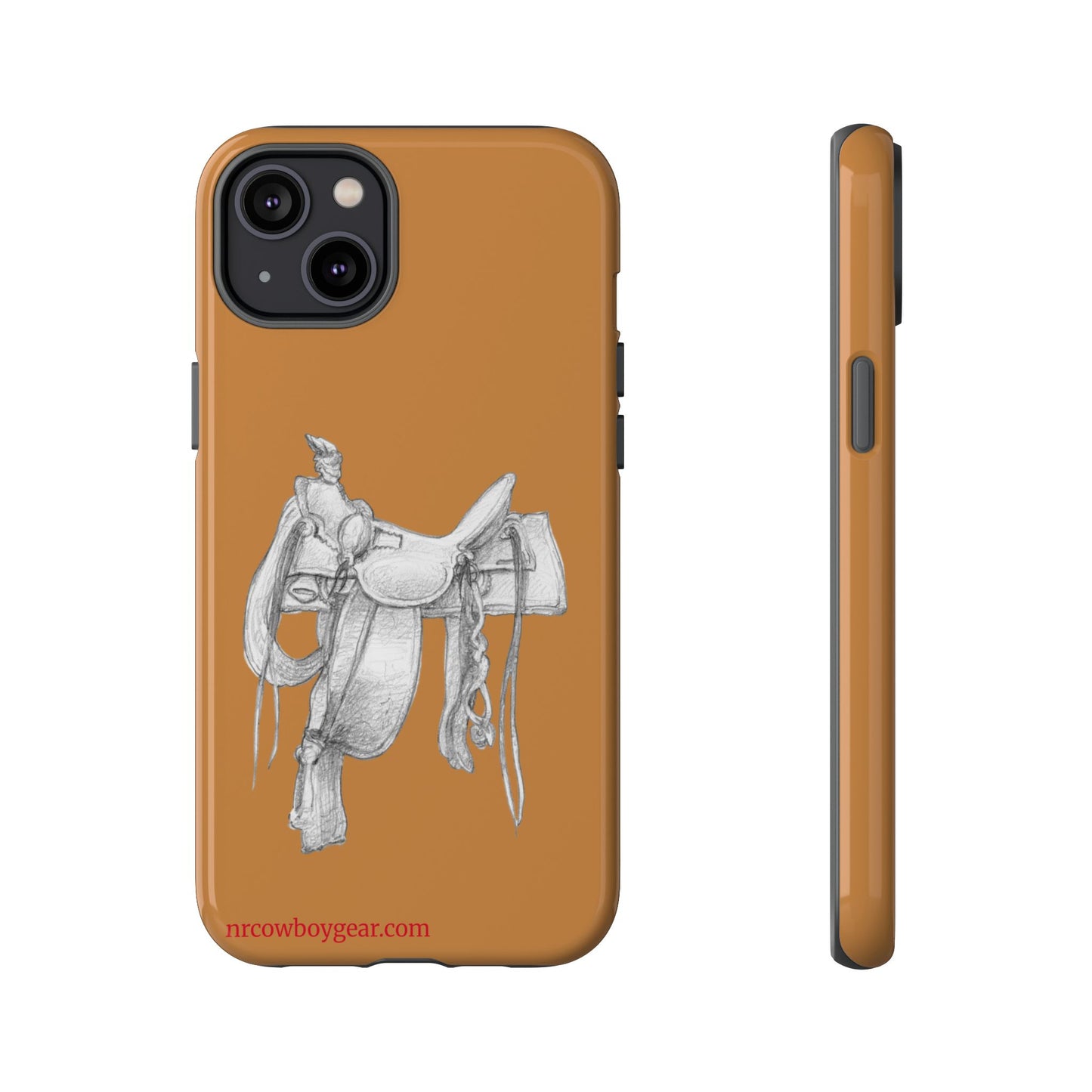 "Trail Dust and Saddle Leather" Brown Tough Case