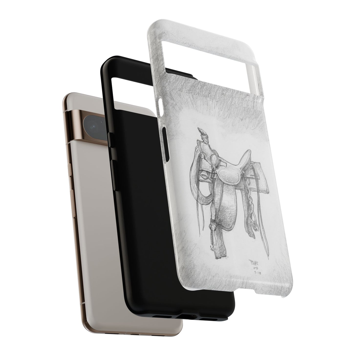 "Trail Dust and Saddle Leather" Tough Case