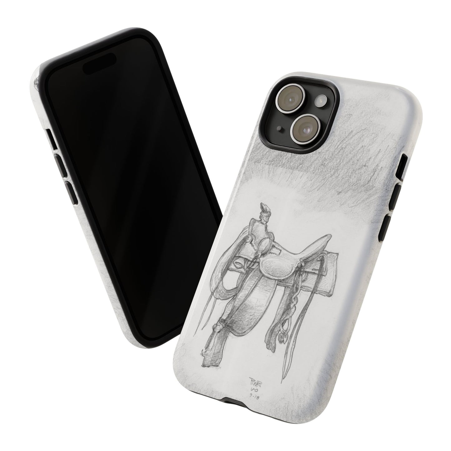 "Trail Dust and Saddle Leather" Tough Case