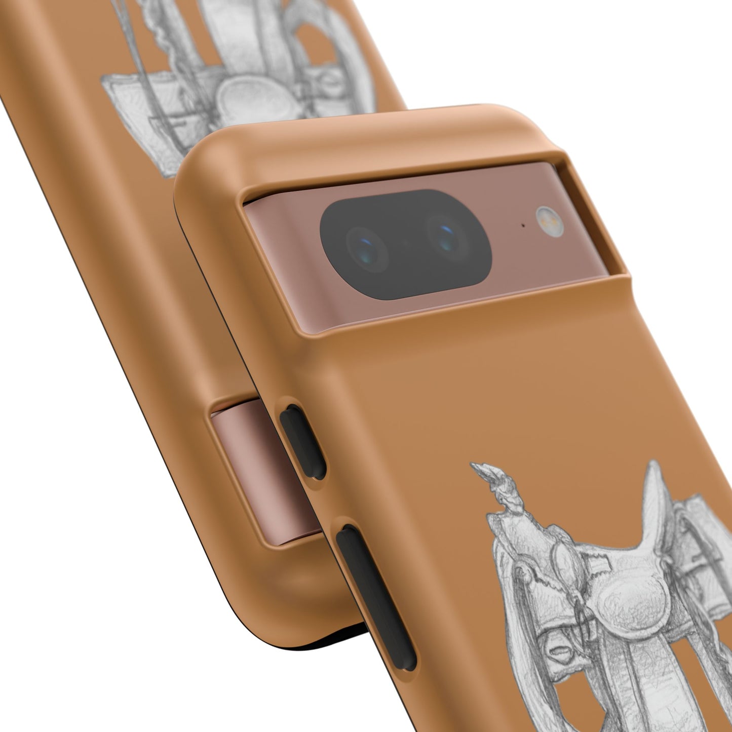 "Trail Dust and Saddle Leather" Brown Tough Case