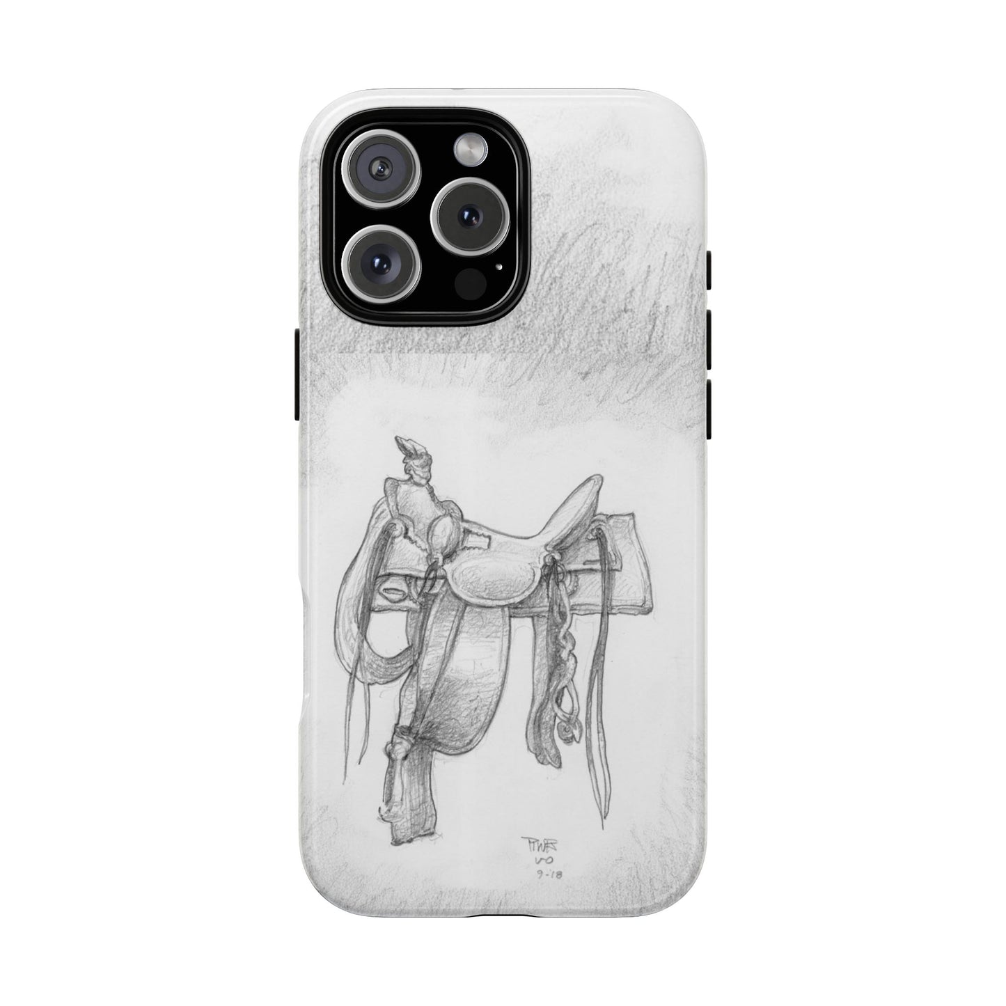 "Trail Dust and Saddle Leather" Tough Case