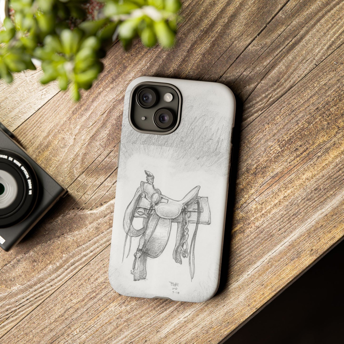"Trail Dust and Saddle Leather" Tough Case