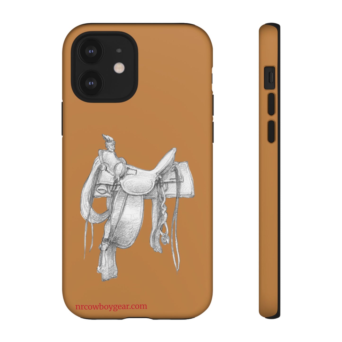 "Trail Dust and Saddle Leather" Brown Tough Case