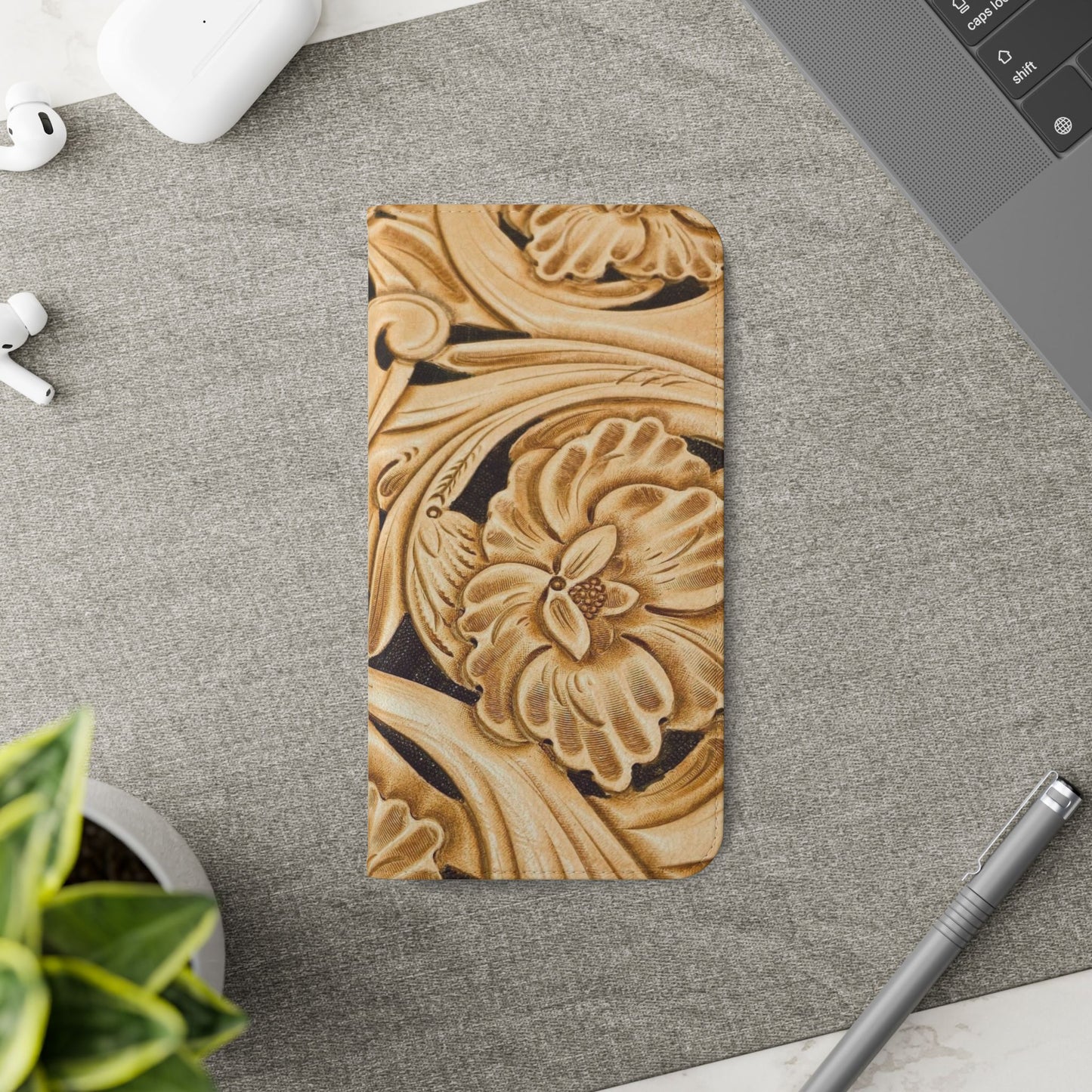 "Vintage Wyoming Wildflower" Flip Case