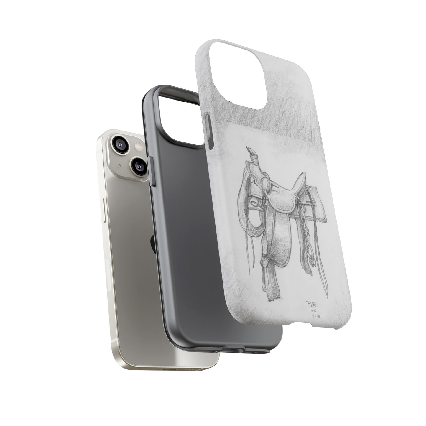 "Trail Dust and Saddle Leather" Tough Case