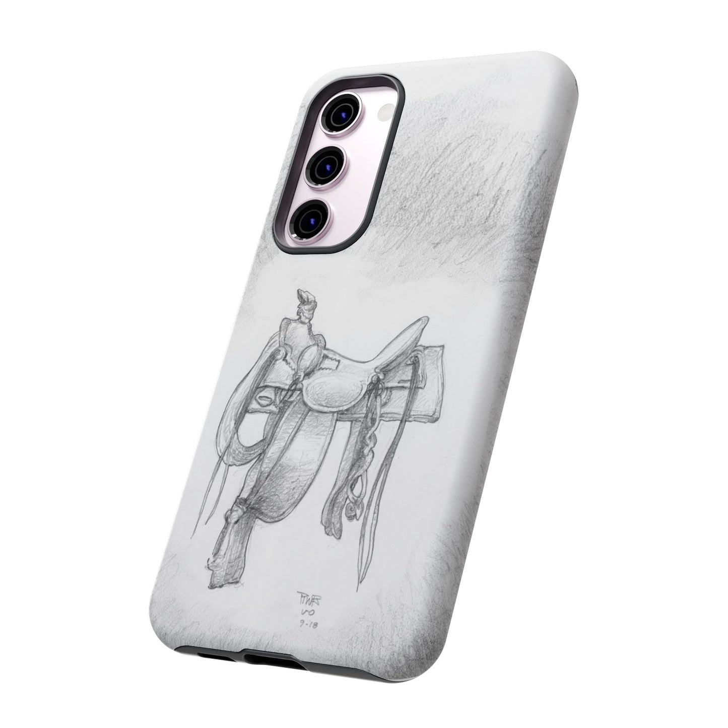 "Trail Dust and Saddle Leather" Tough Case
