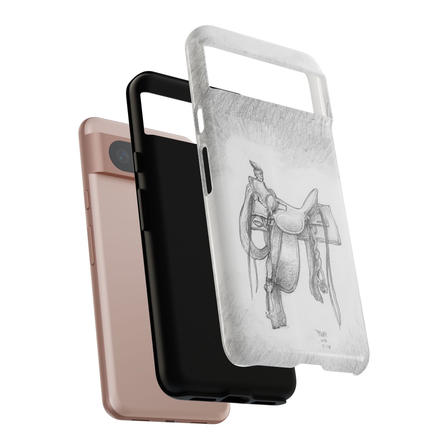 "Trail Dust and Saddle Leather" Tough Case