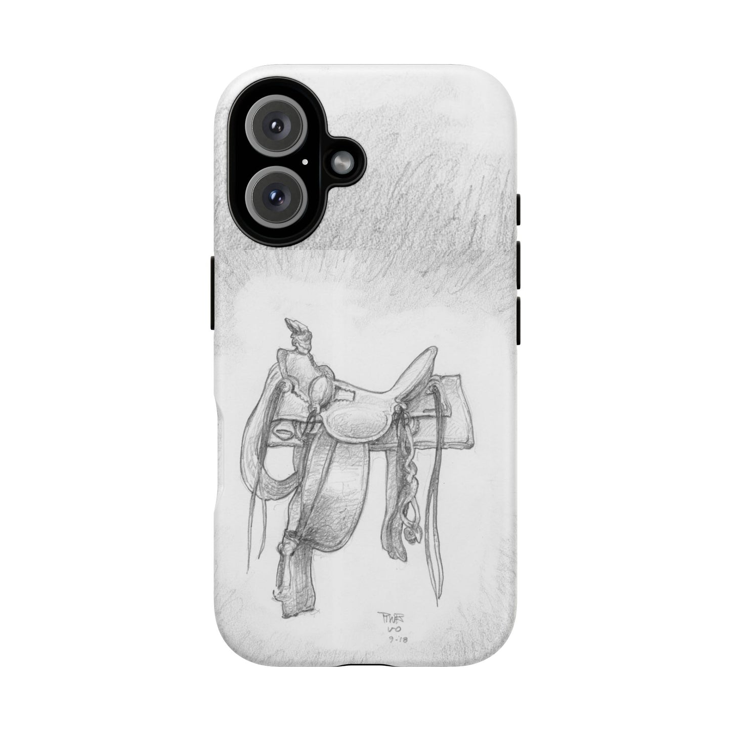 "Trail Dust and Saddle Leather" Tough Case