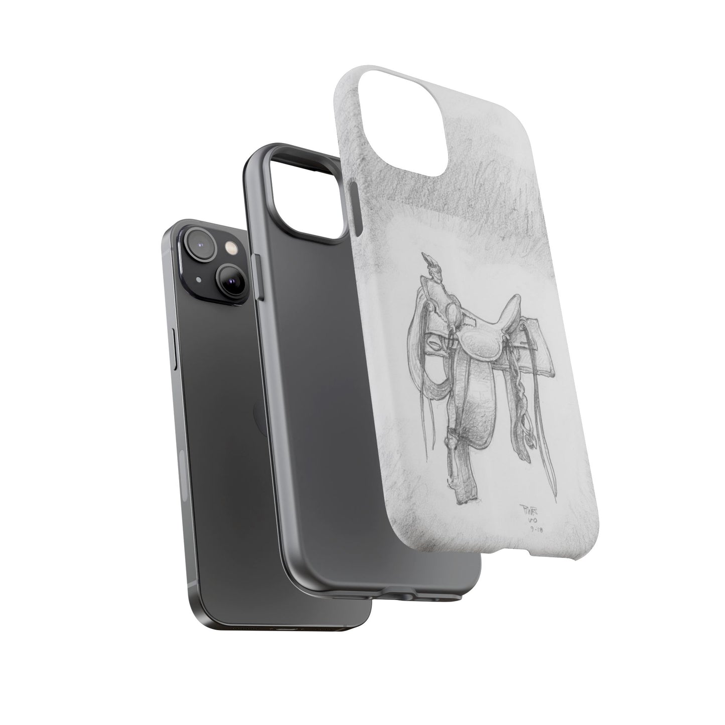 "Trail Dust and Saddle Leather" Tough Case