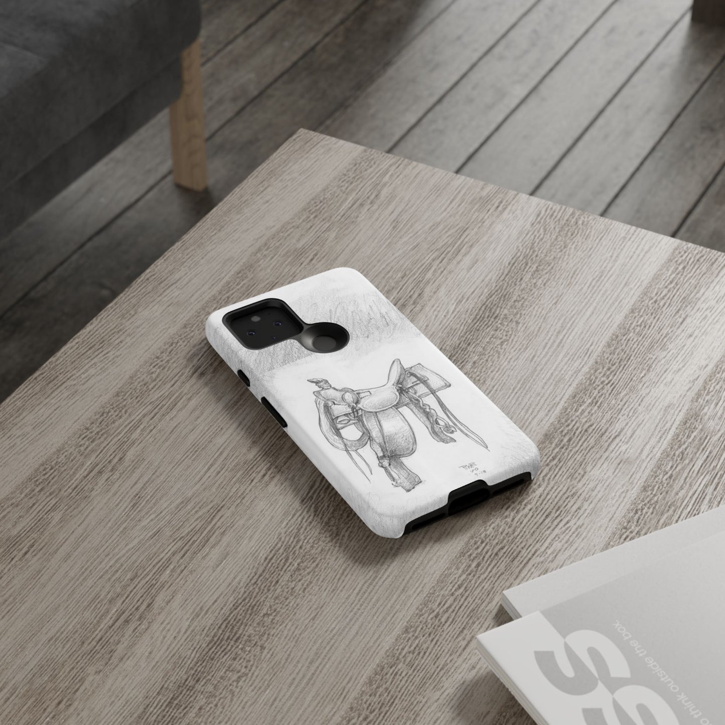 "Trail Dust and Saddle Leather" Tough Case