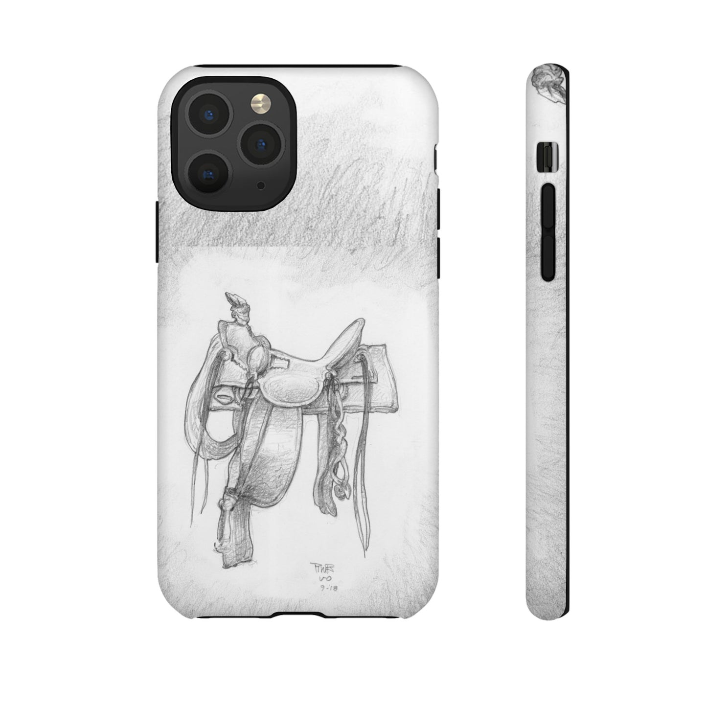 "Trail Dust and Saddle Leather" Tough Case