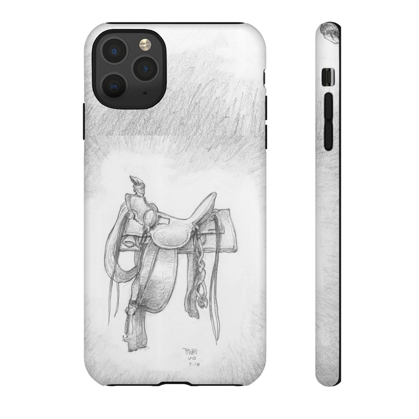 "Trail Dust and Saddle Leather" Tough Case
