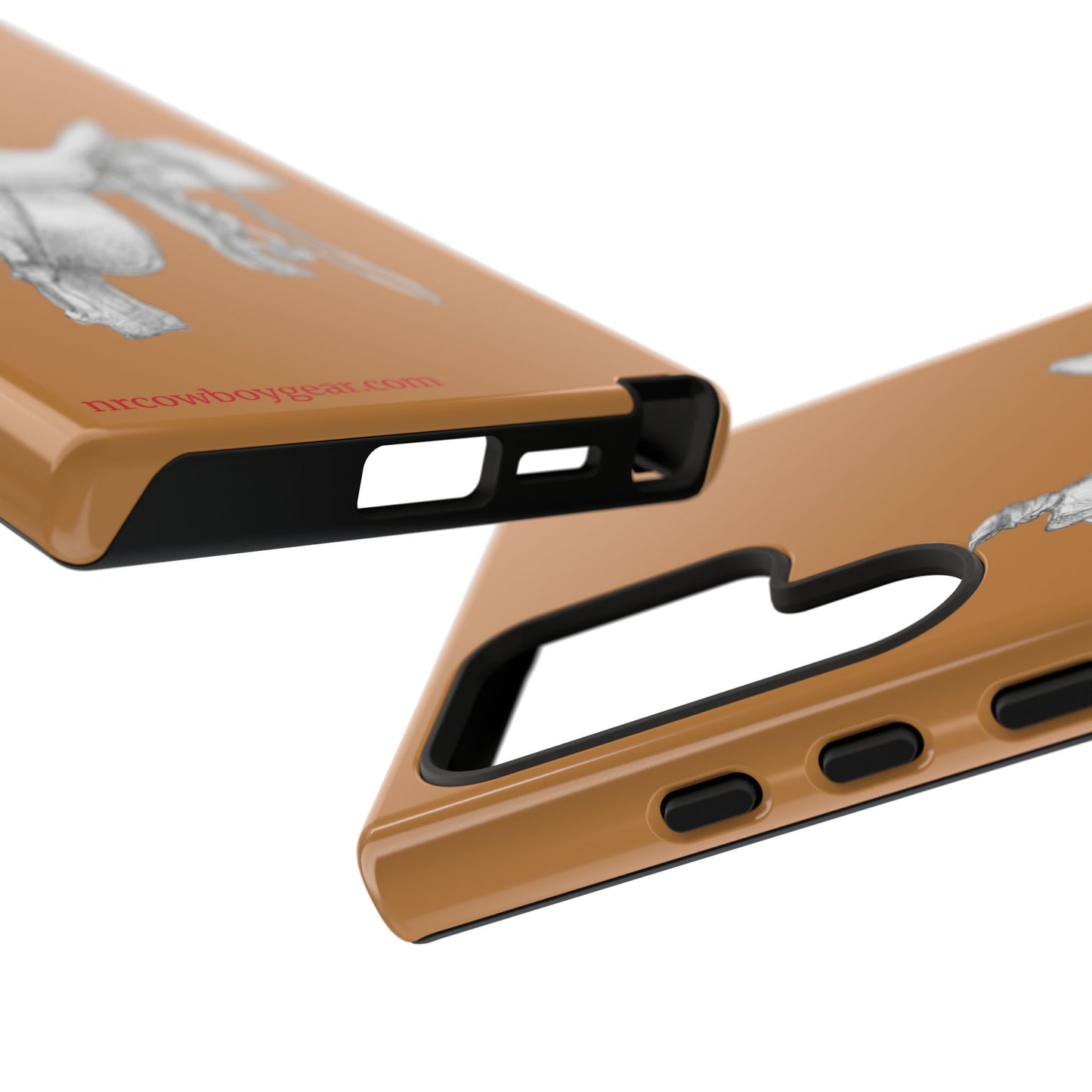 "Trail Dust and Saddle Leather" Brown Tough Case