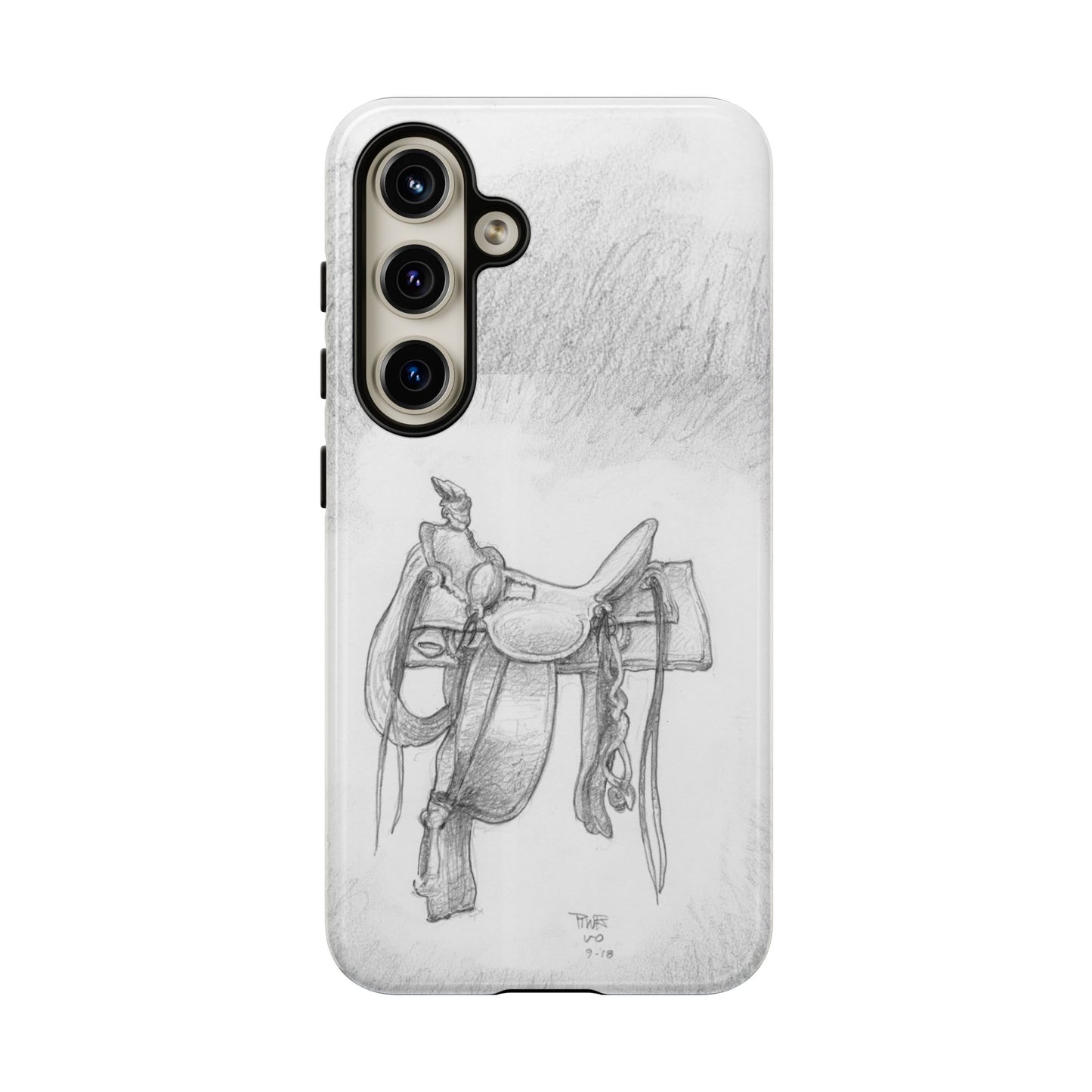 "Trail Dust and Saddle Leather" Tough Case