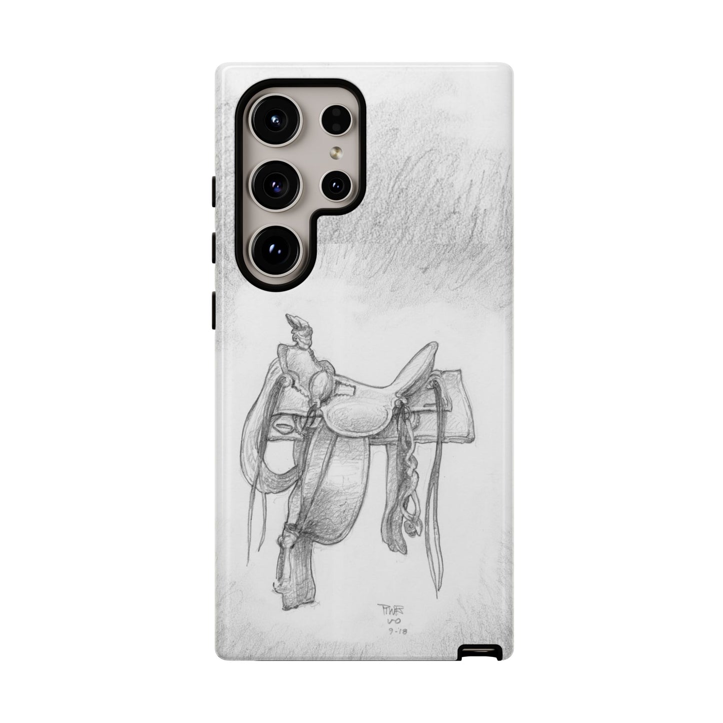 "Trail Dust and Saddle Leather" Tough Case