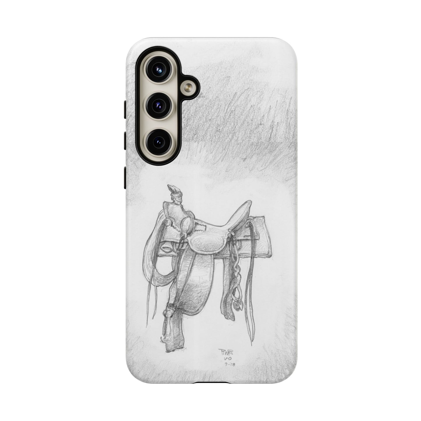 "Trail Dust and Saddle Leather" Tough Case