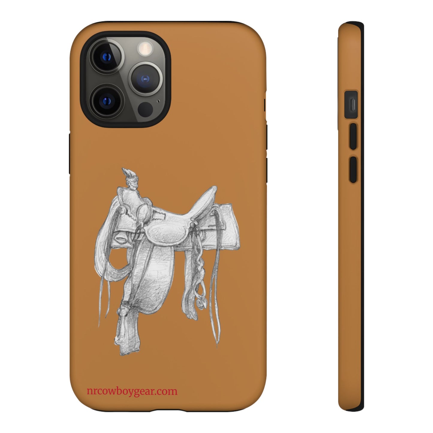 "Trail Dust and Saddle Leather" Brown Tough Case
