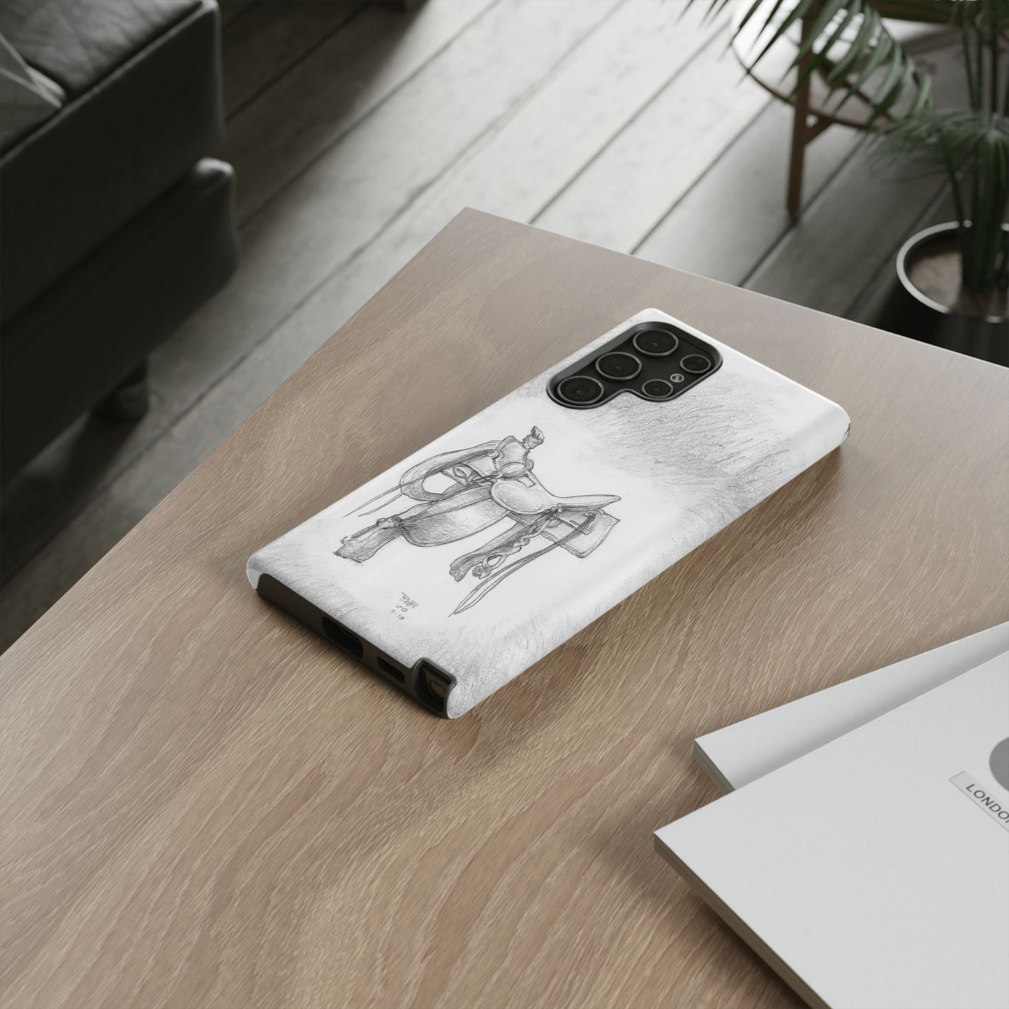 "Trail Dust and Saddle Leather" Tough Case
