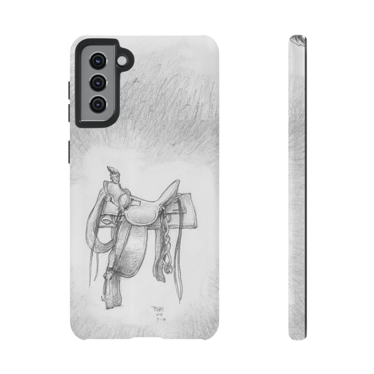 "Trail Dust and Saddle Leather" Tough Case