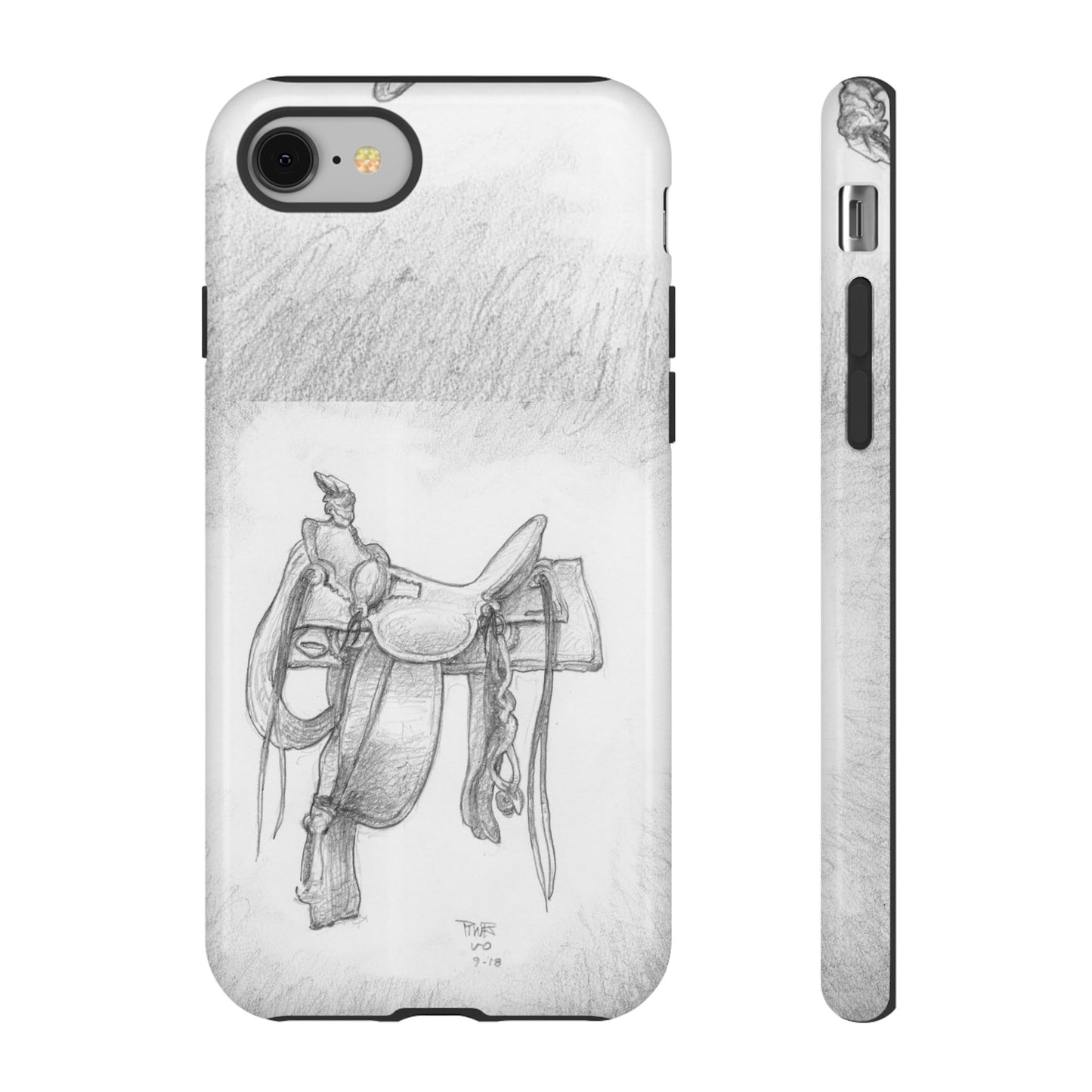 "Trail Dust and Saddle Leather" Tough Case