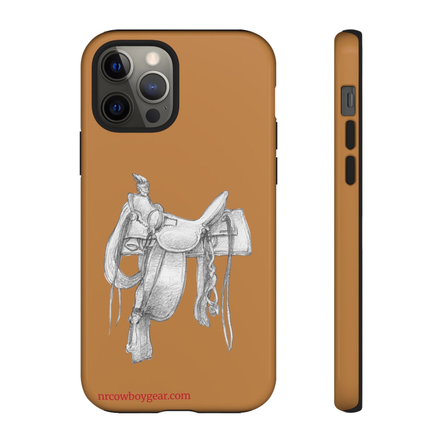 "Trail Dust and Saddle Leather" Brown Tough Case