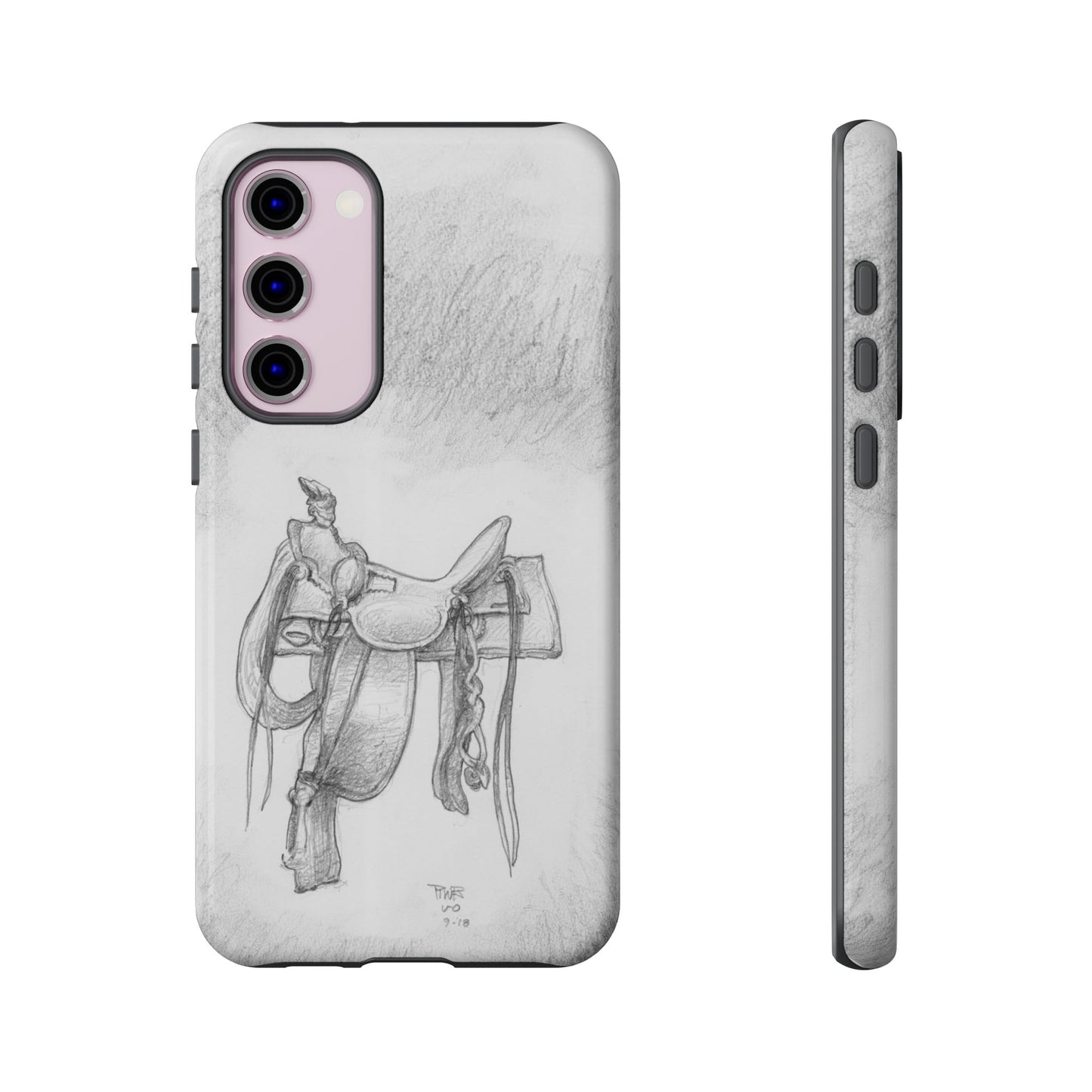 "Trail Dust and Saddle Leather" Tough Case