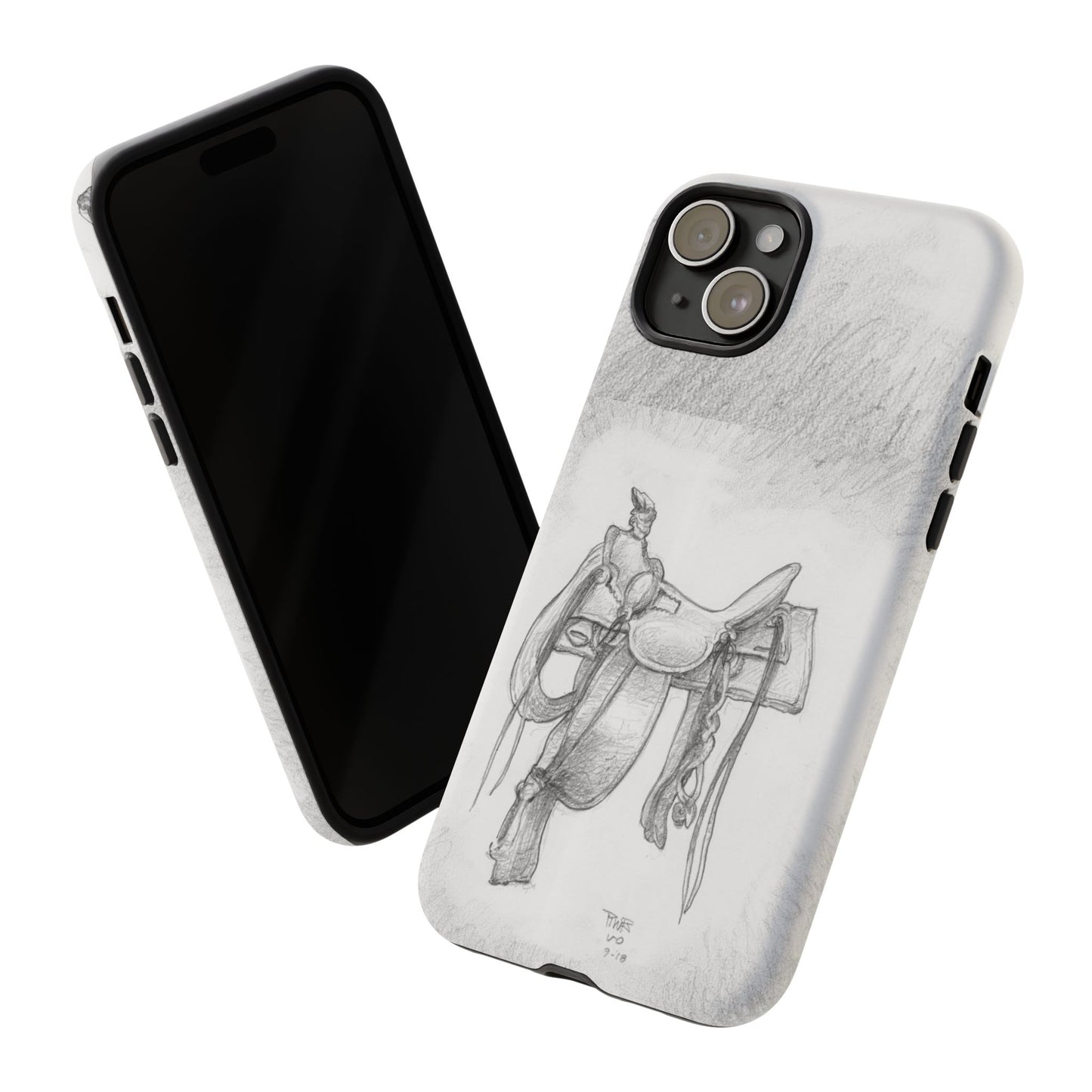 "Trail Dust and Saddle Leather" Tough Case
